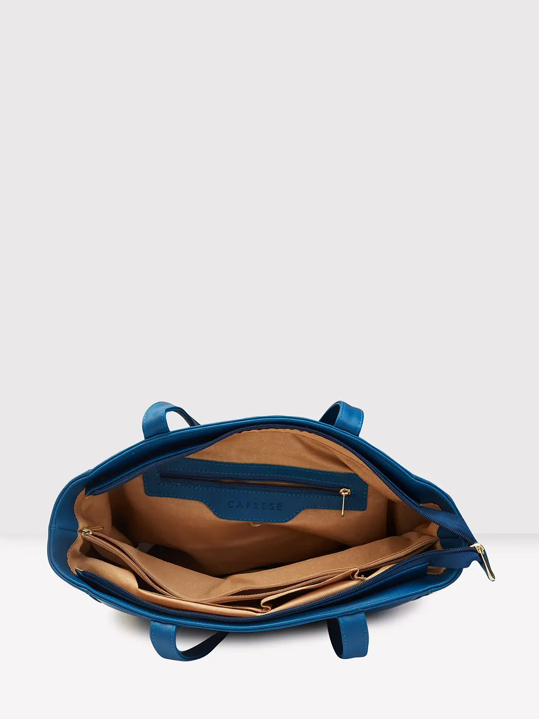 Caprese Dora Large Teal Tote Bag - Image 8