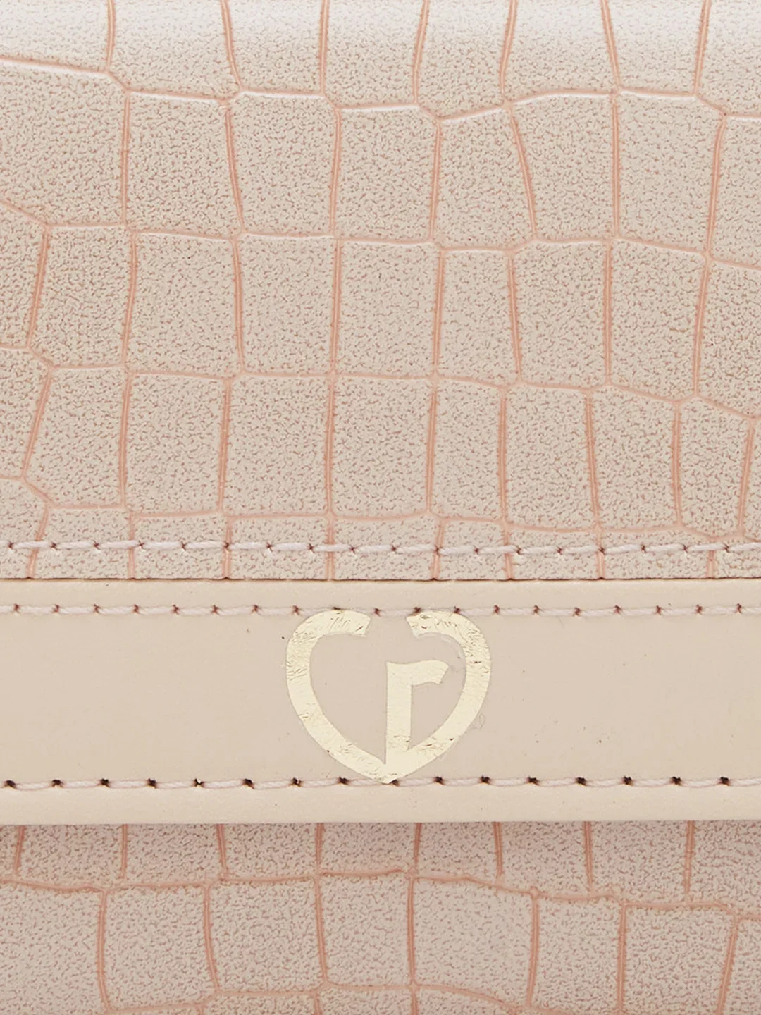 Caprese Dorrita Medium Beige Flapover Wallet - Image 10