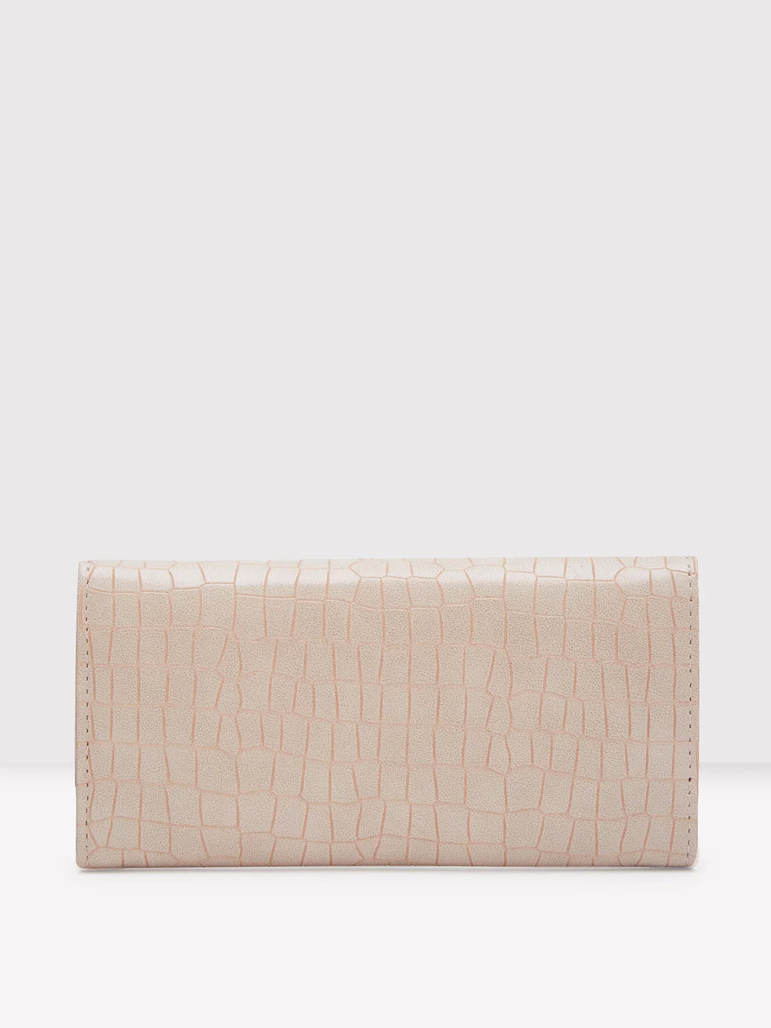 Caprese Dorrita Medium Beige Flapover Wallet - Image 3