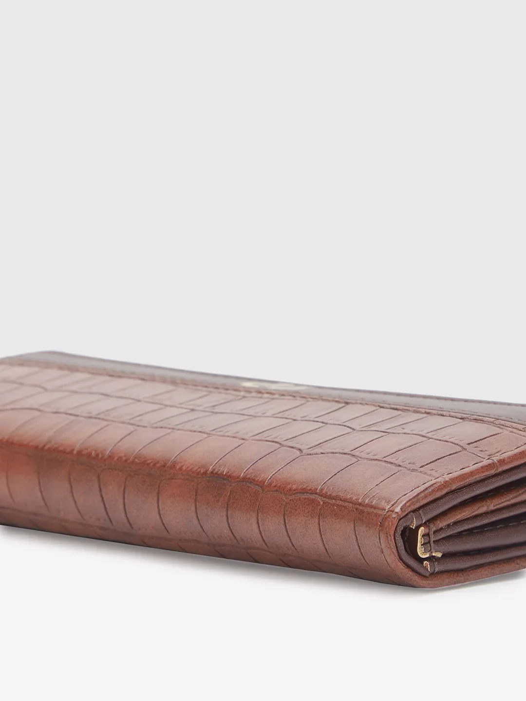 Caprese Dorrita Medium Brown Flapover Wallet - Image 3