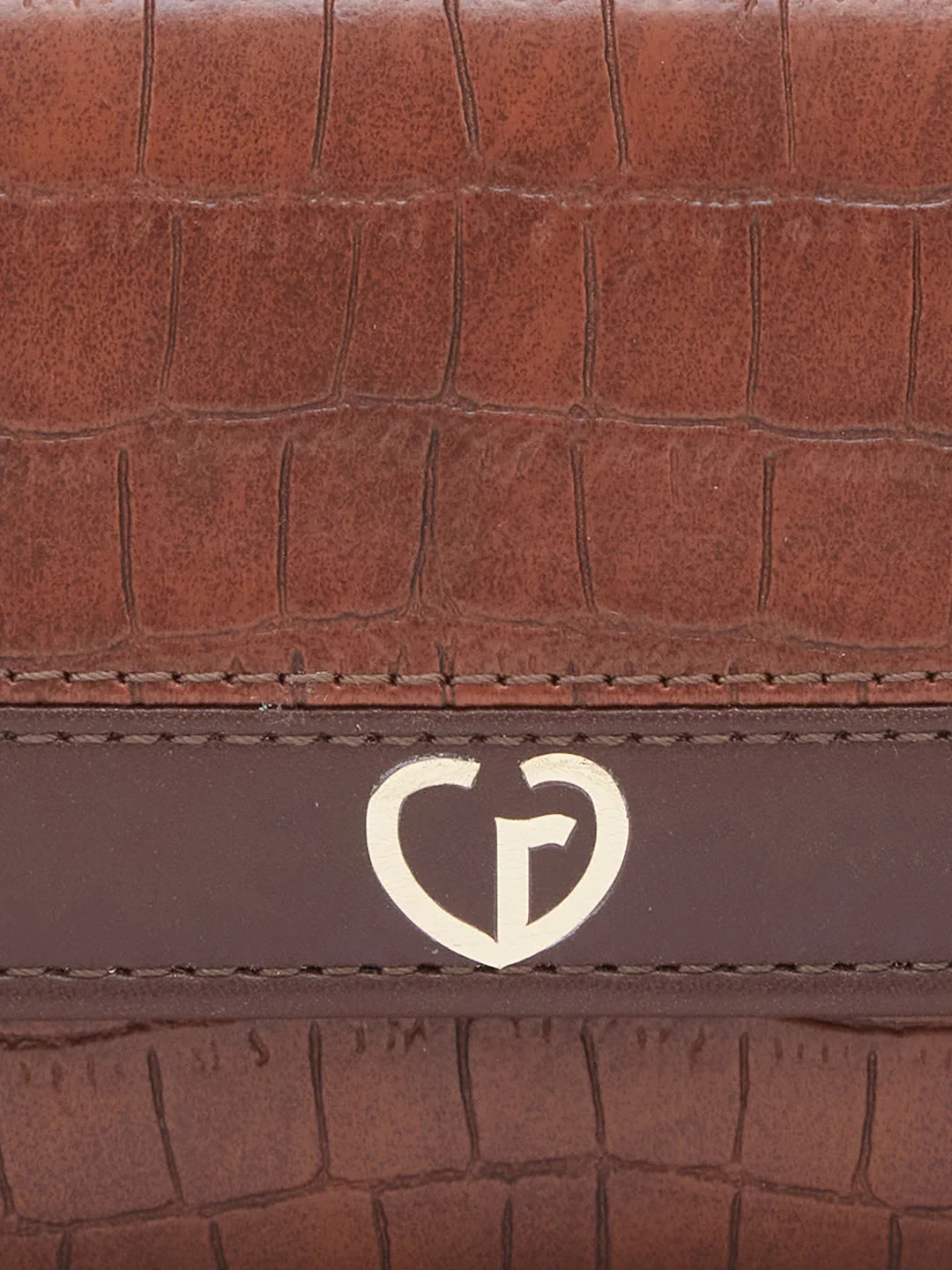 Caprese Dorrita Medium Brown Flapover Wallet - Image 8