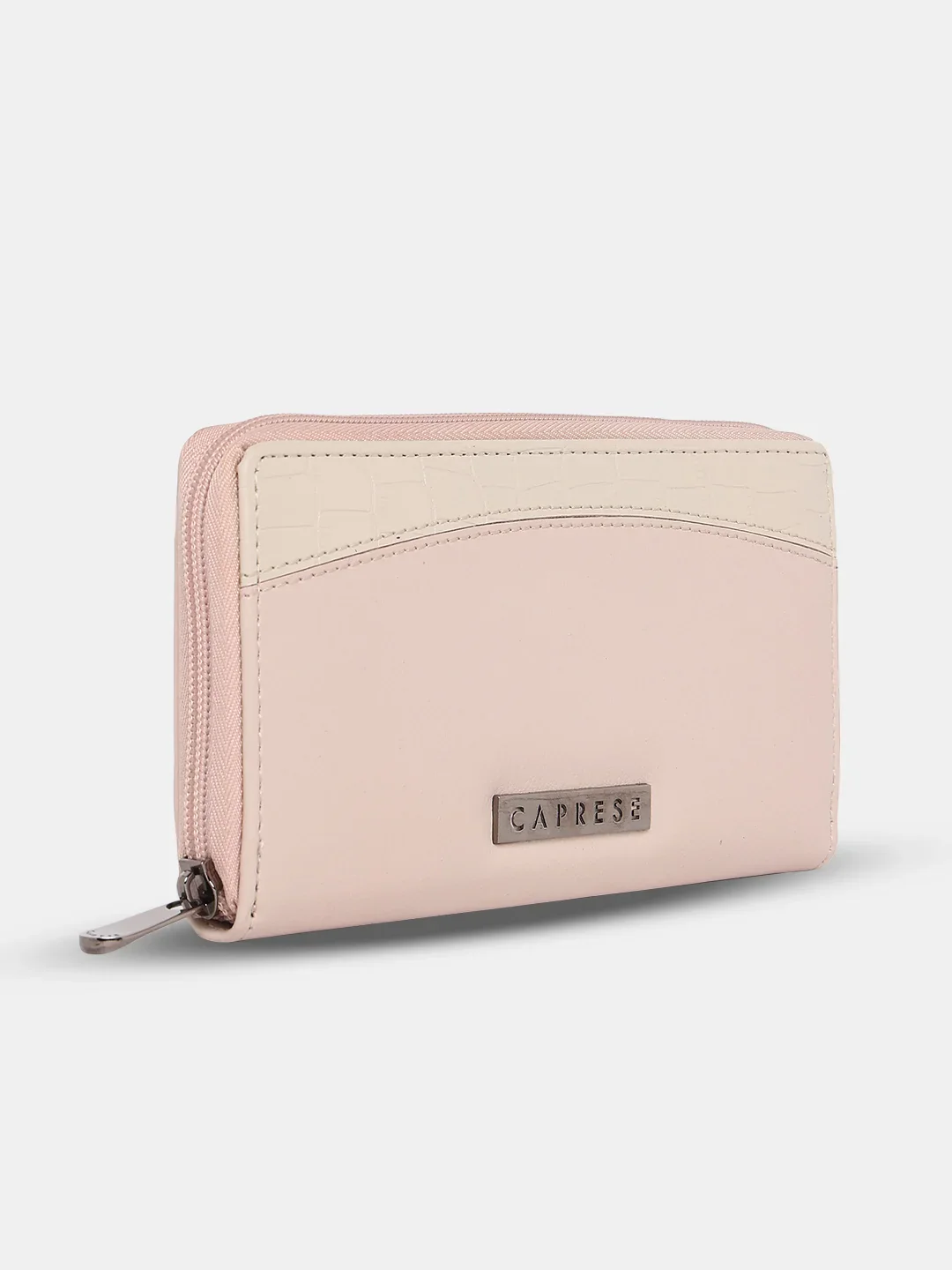 Caprese Dorrita Medium Dull Pink Zip Around Wallet - Image 10