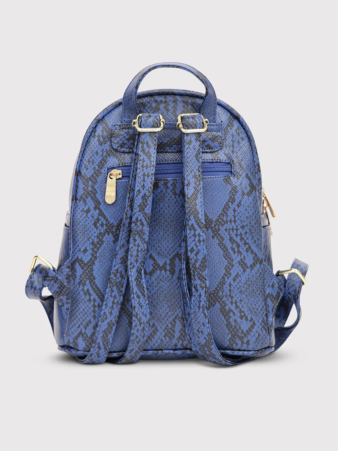 Caprese Draco Small Blue Backpack - Image 3