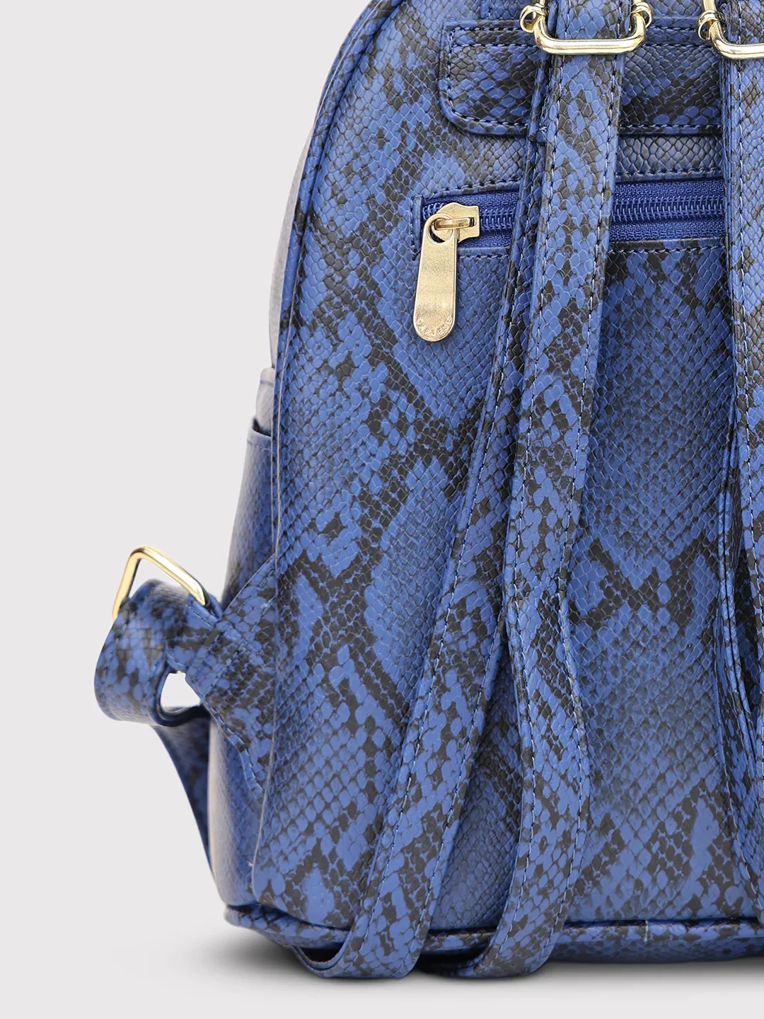 Caprese Draco Small Blue Backpack - Image 5