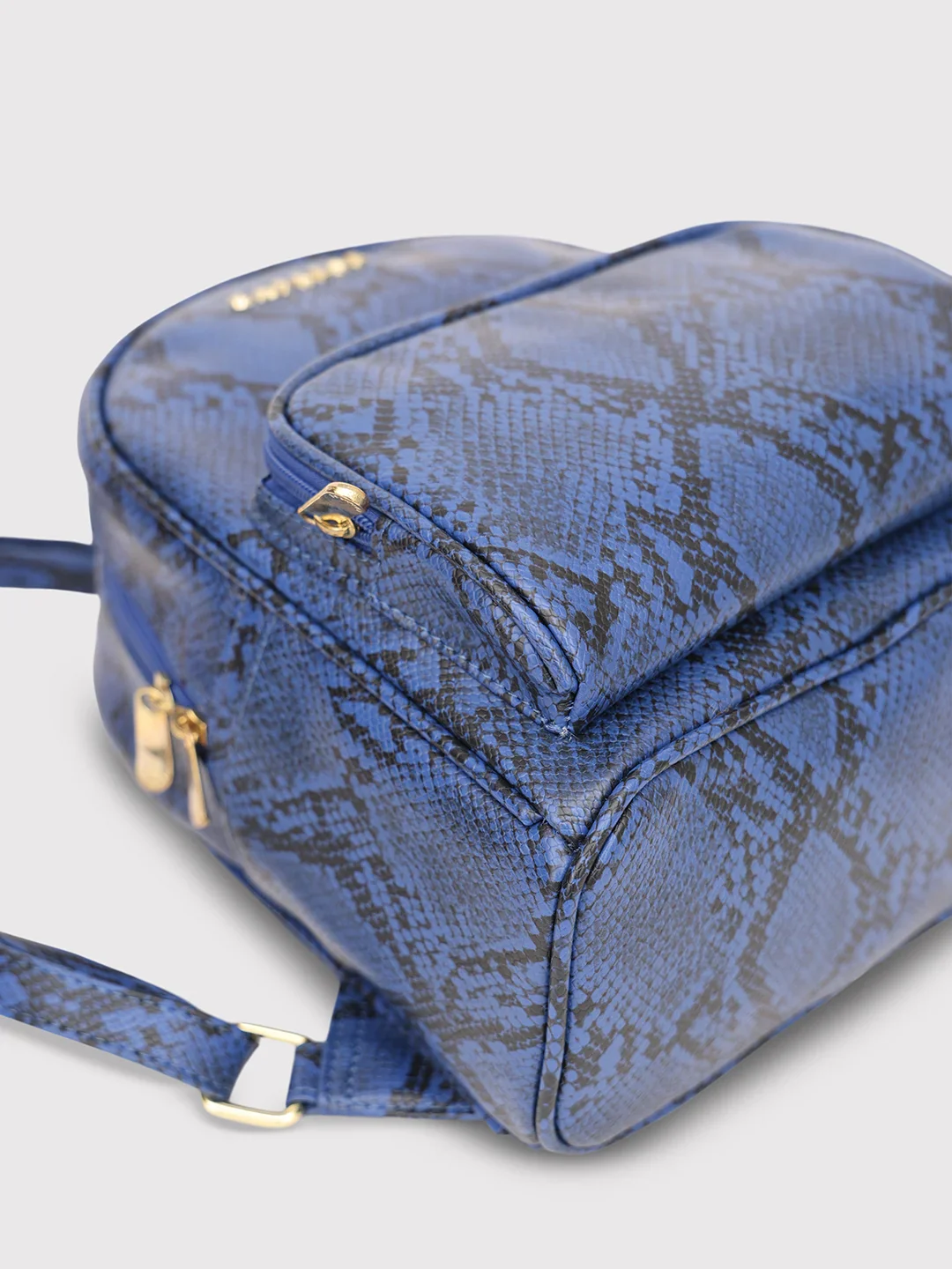 Caprese Draco Small Blue Backpack - Image 6