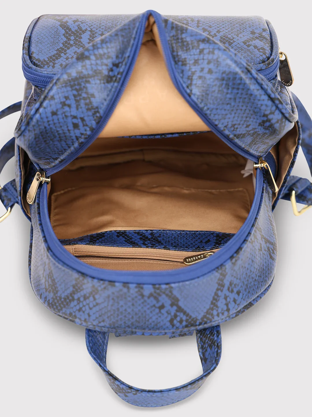 Caprese Draco Small Blue Backpack - Image 7