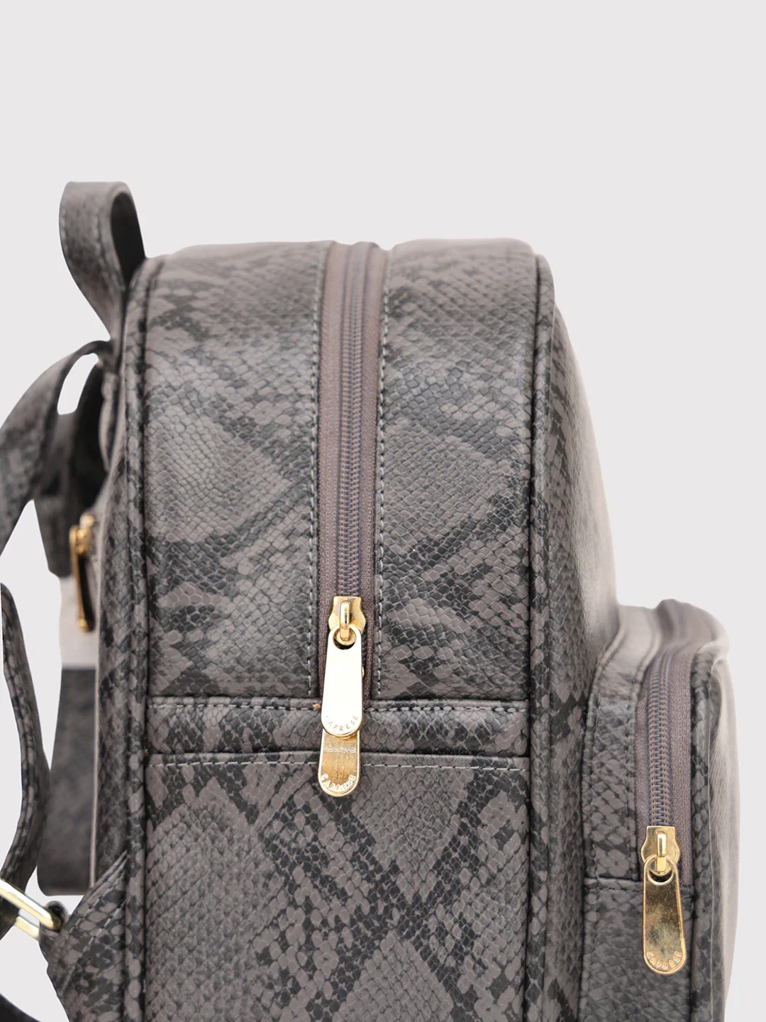 Caprese Draco Small Grey Backpack - Image 5