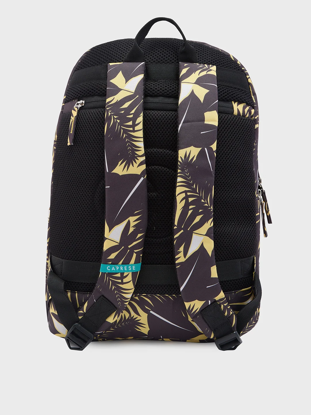 Caprese Eddy Medium Printed Black Laptop Backpack - Image 3