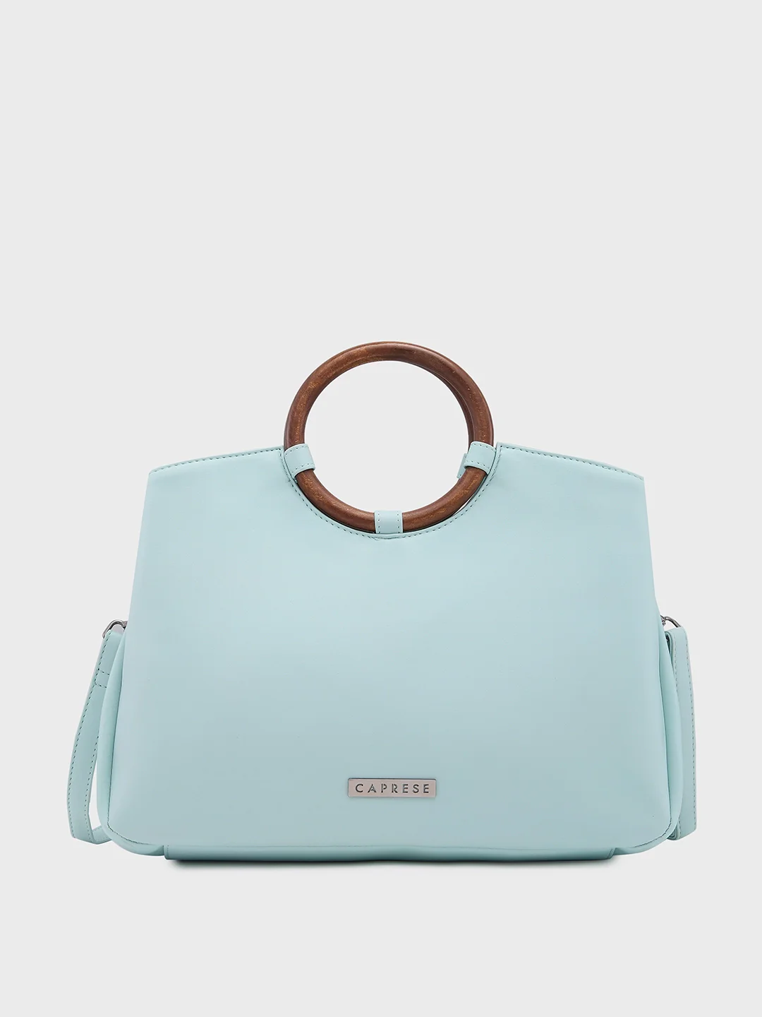 Caprese Edwina Large Aqua Satchel Bag