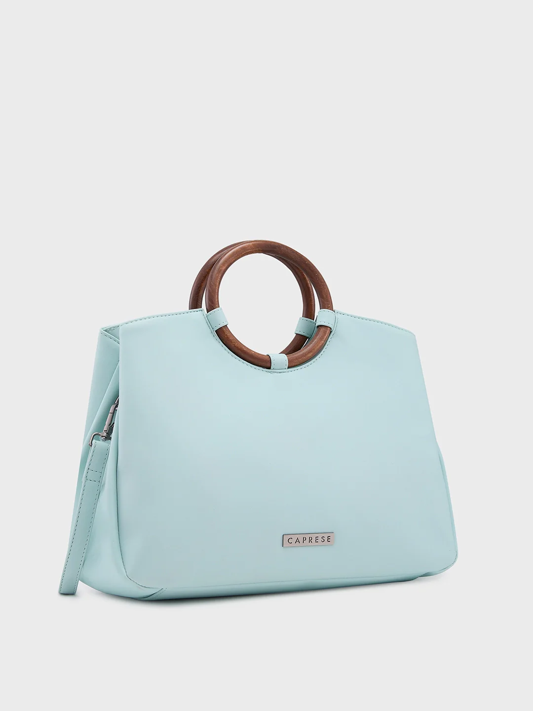 Caprese Edwina Large Aqua Satchel Bag - Image 6