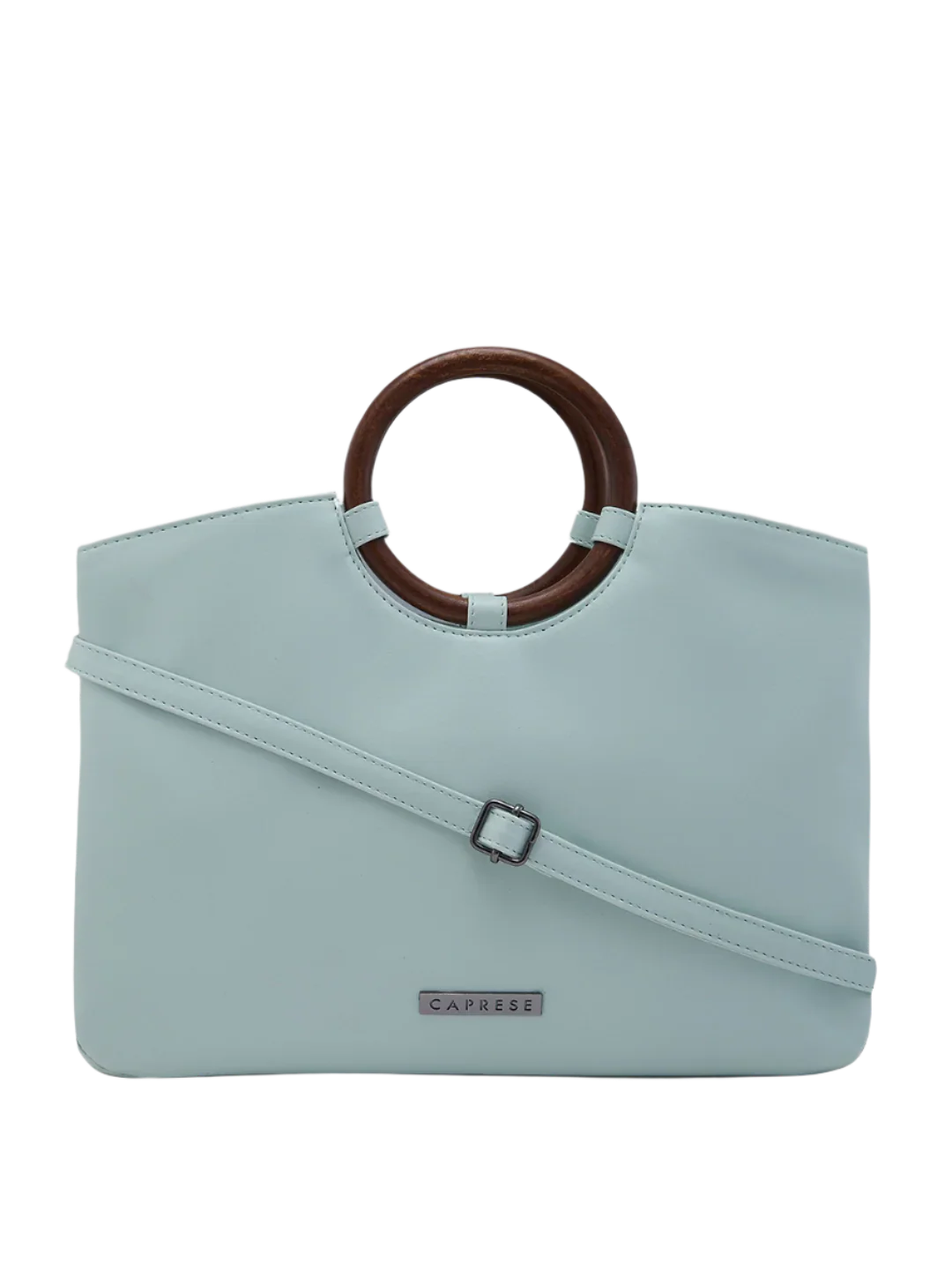 Caprese Edwina Large Blue Satchel Bag