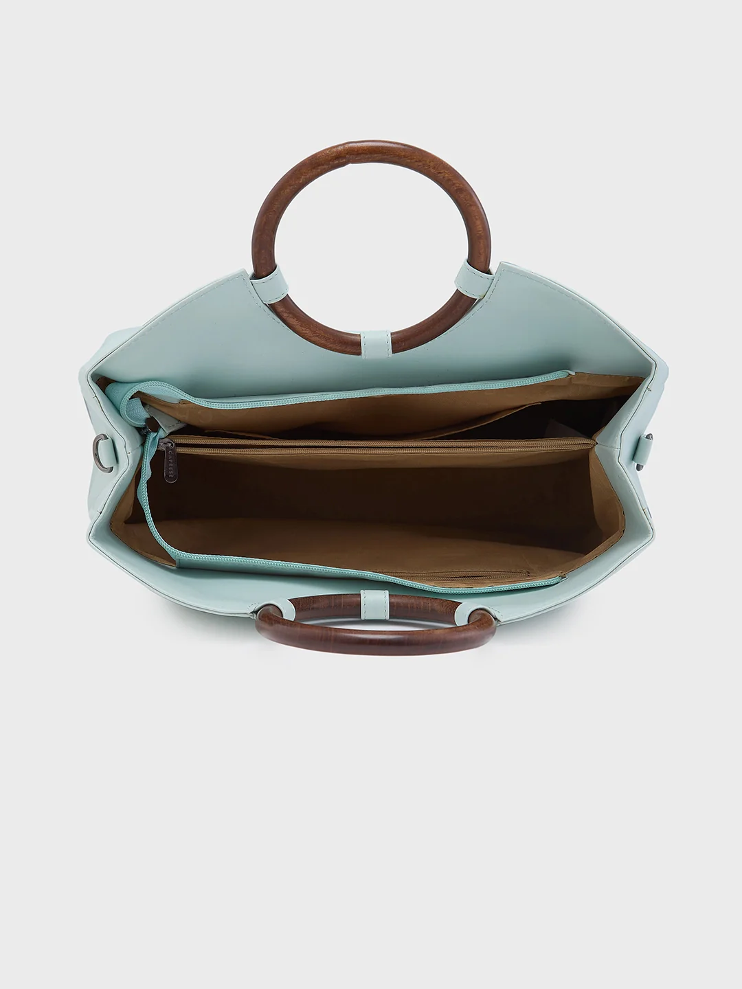 Caprese Edwina Large Blue Satchel Bag - Image 12