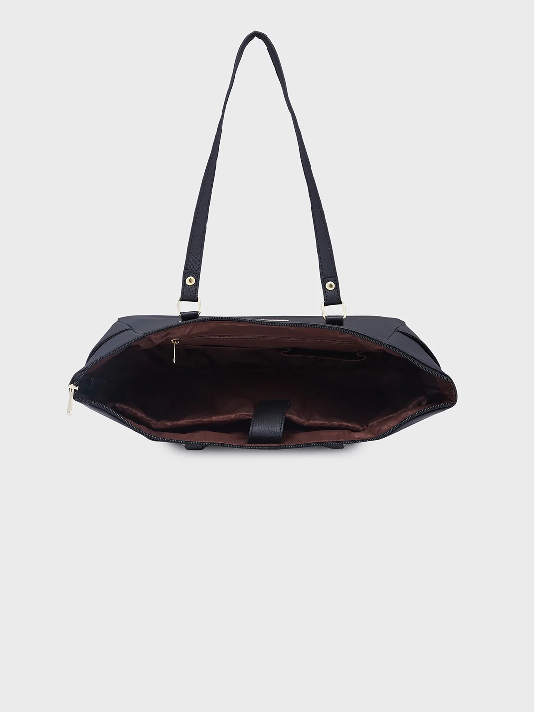 Caprese Eleana Large Black Laptop Tote Bag - Image 10