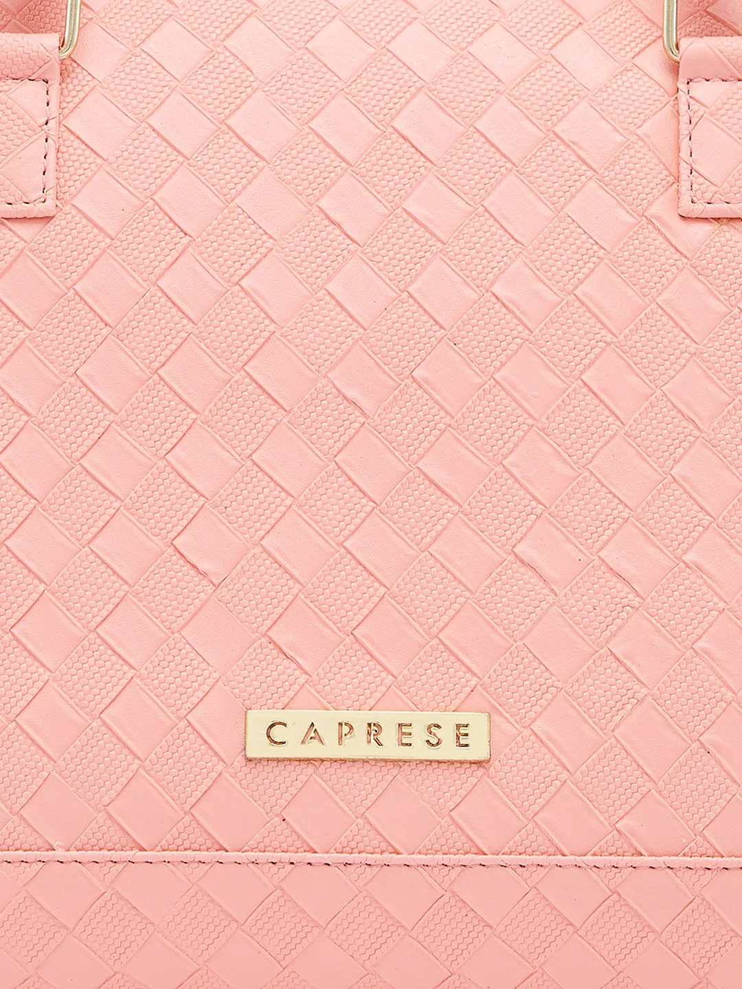 Caprese Eleana Large Blush Satchel Bag - Image 8