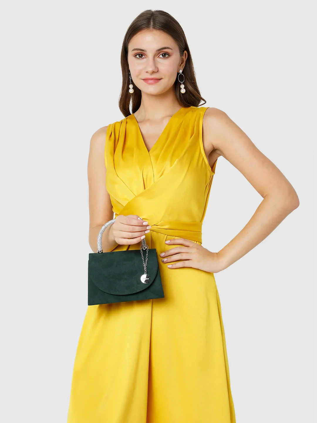 Caprese Elena Small Black Clutch - Image 22
