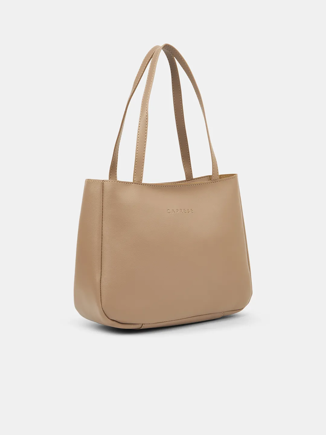 Caprese Elena Medium Mocha Mousse Satchel Bag - Image 3
