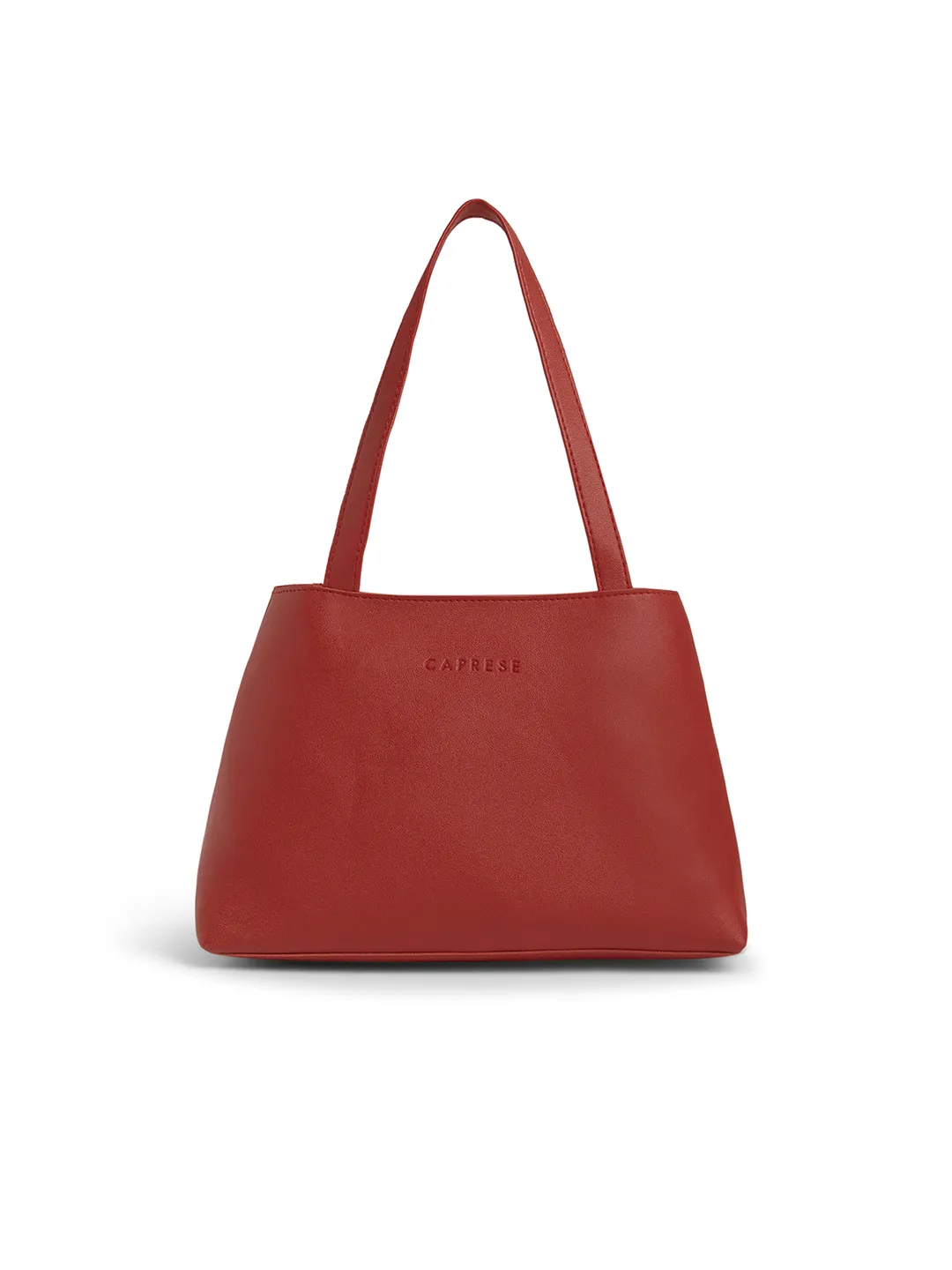 Caprese Elena Small Cherry Red Satchel Bag