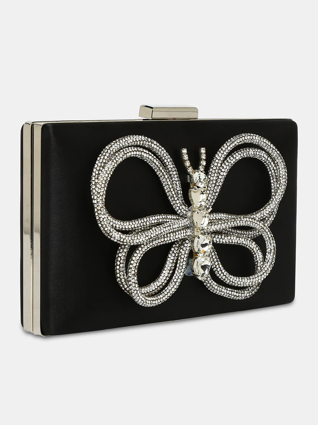 Caprese Ella Medium Black Clutch - Image 4