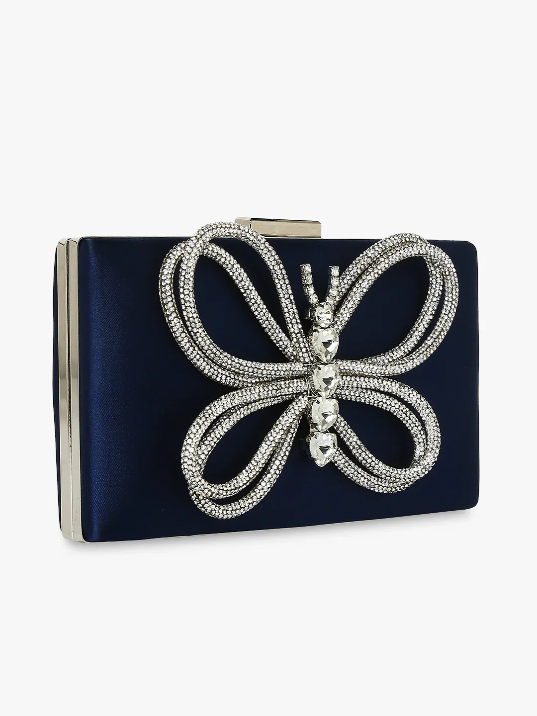 Caprese Ella Medium Blue Clutch - Image 4