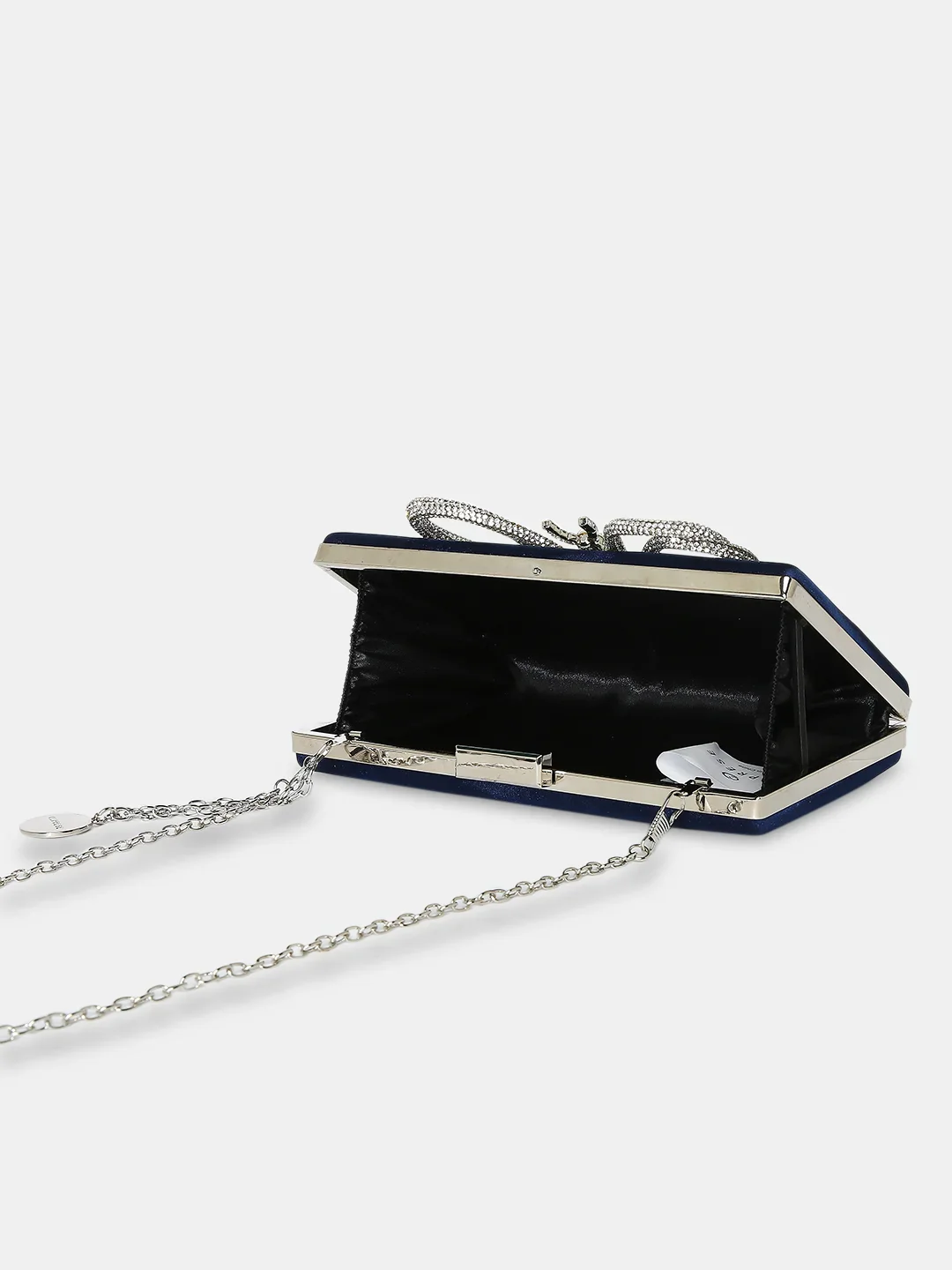Caprese Ella Medium Blue Clutch - Image 9