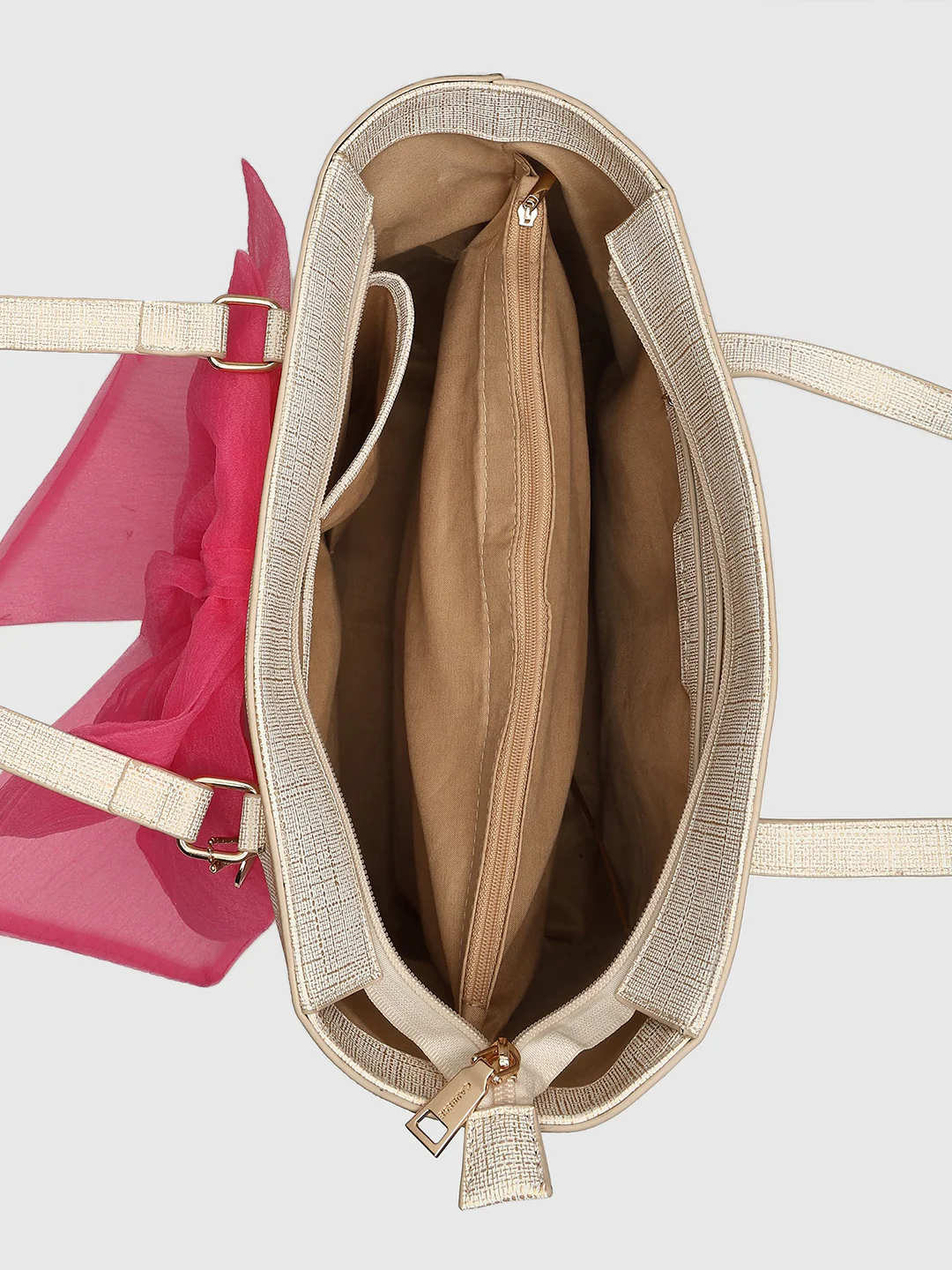 Caprese Ellen Large Fuchsia Tote Bag - Image 14