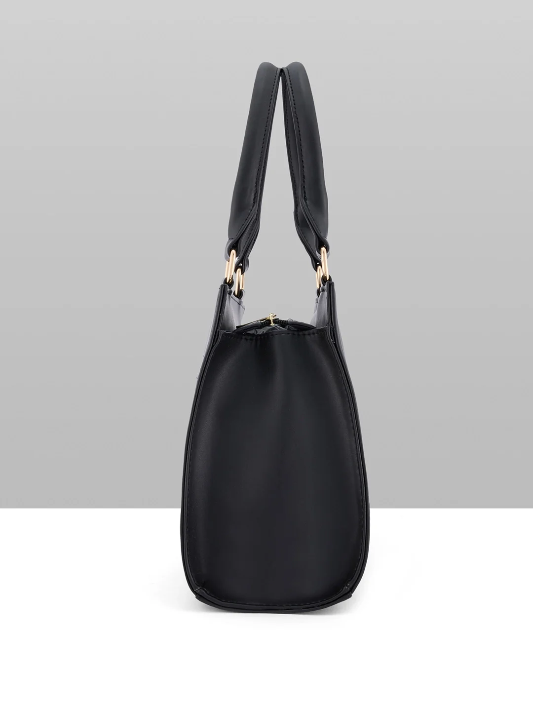 Caprese Ellen Medium Black Satchel Bag - Image 12