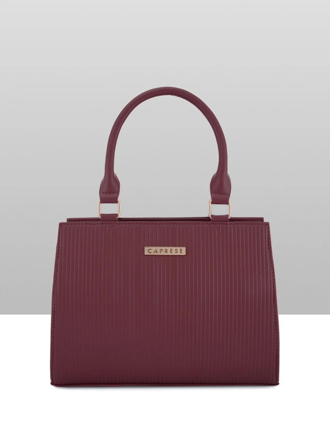 Caprese Ellen Medium Cherry Red Satchel Bag