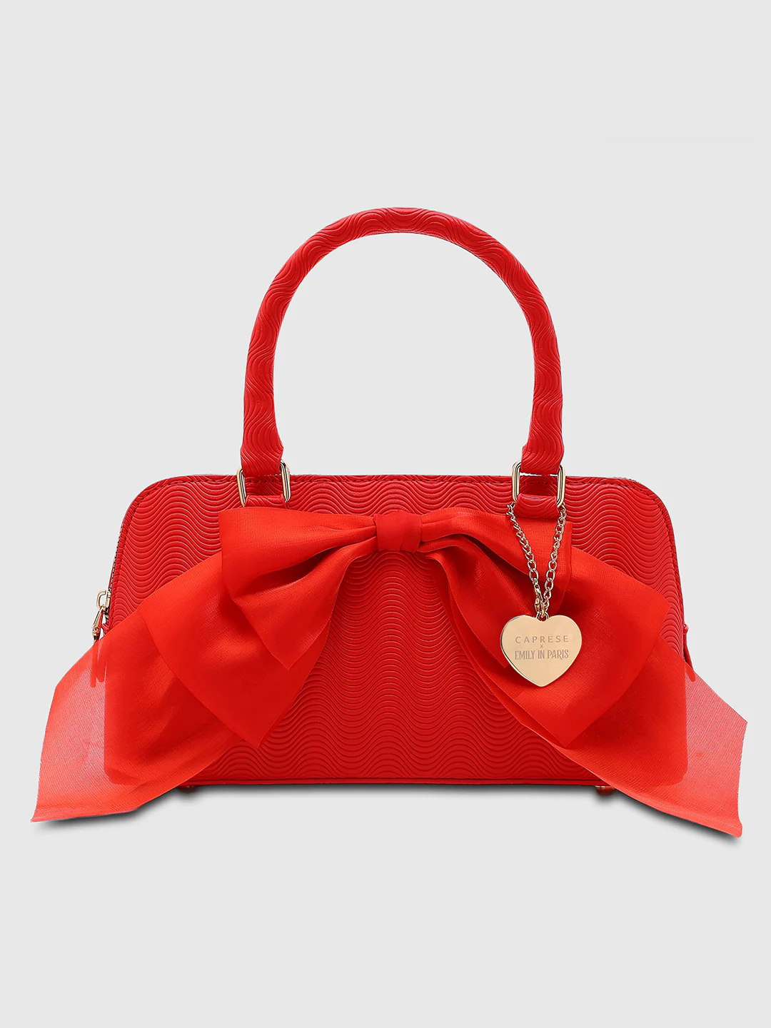 Caprese Ellie Small Red Satchel Bag - Image 11