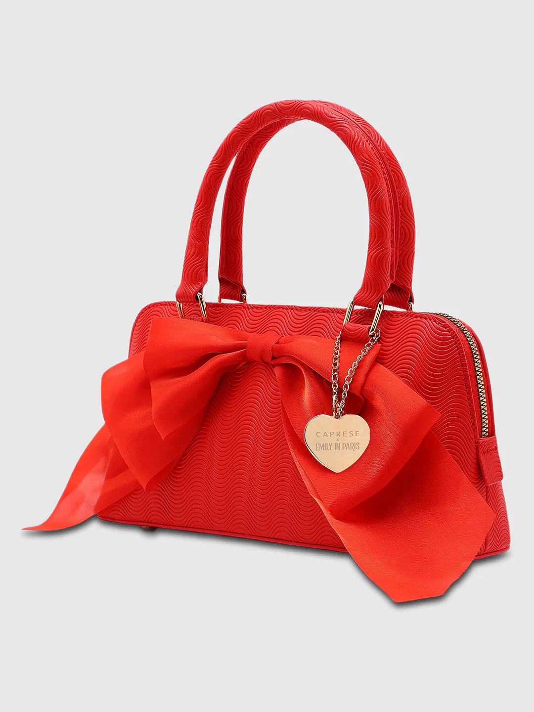Caprese Ellie Small Red Satchel Bag - Image 12