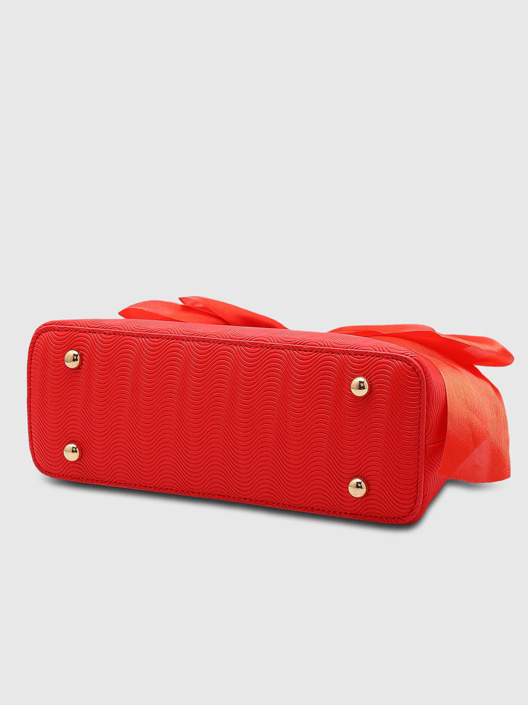 Caprese Ellie Small Red Satchel Bag - Image 13