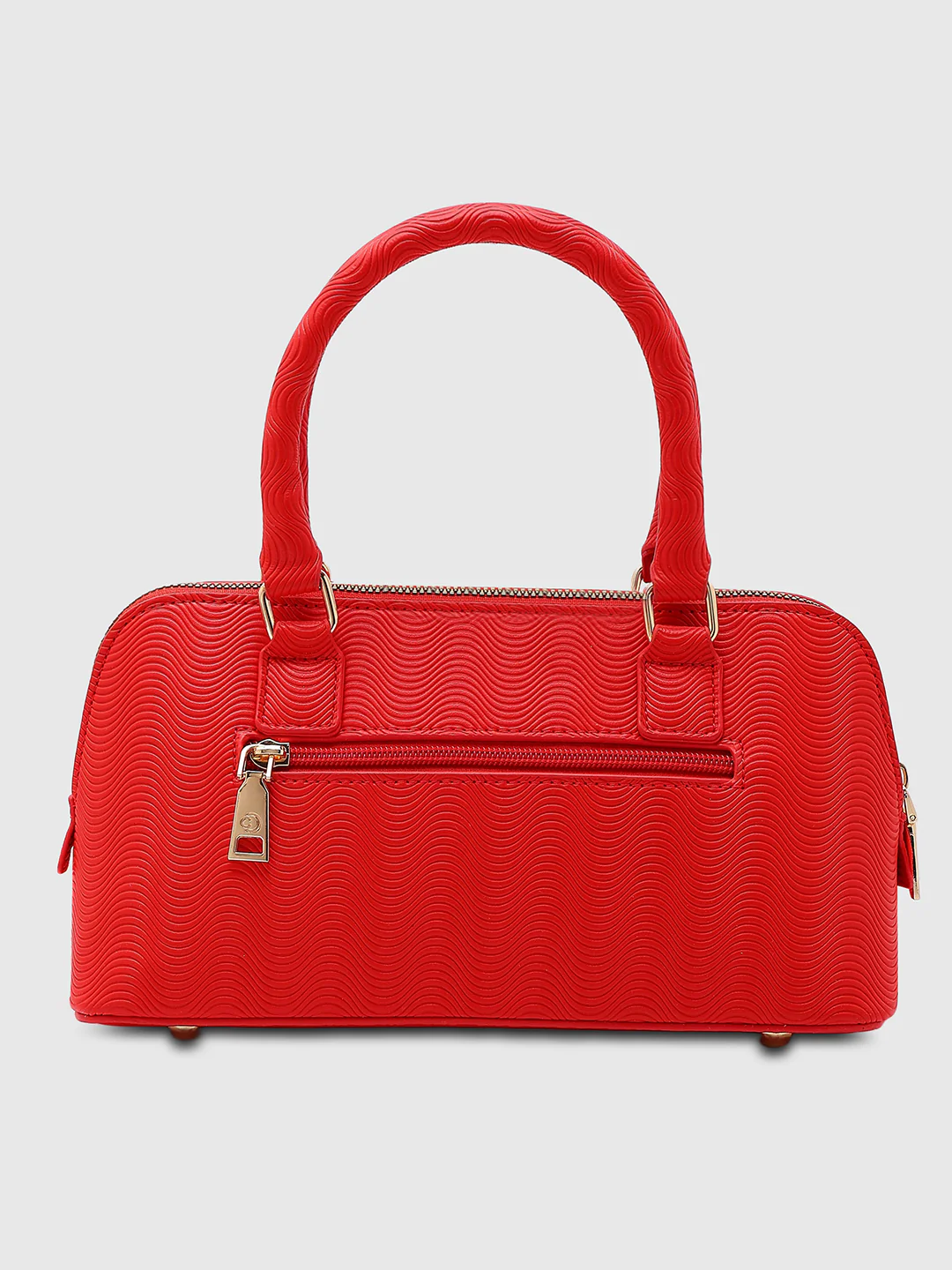 Caprese Ellie Small Red Satchel Bag - Image 5