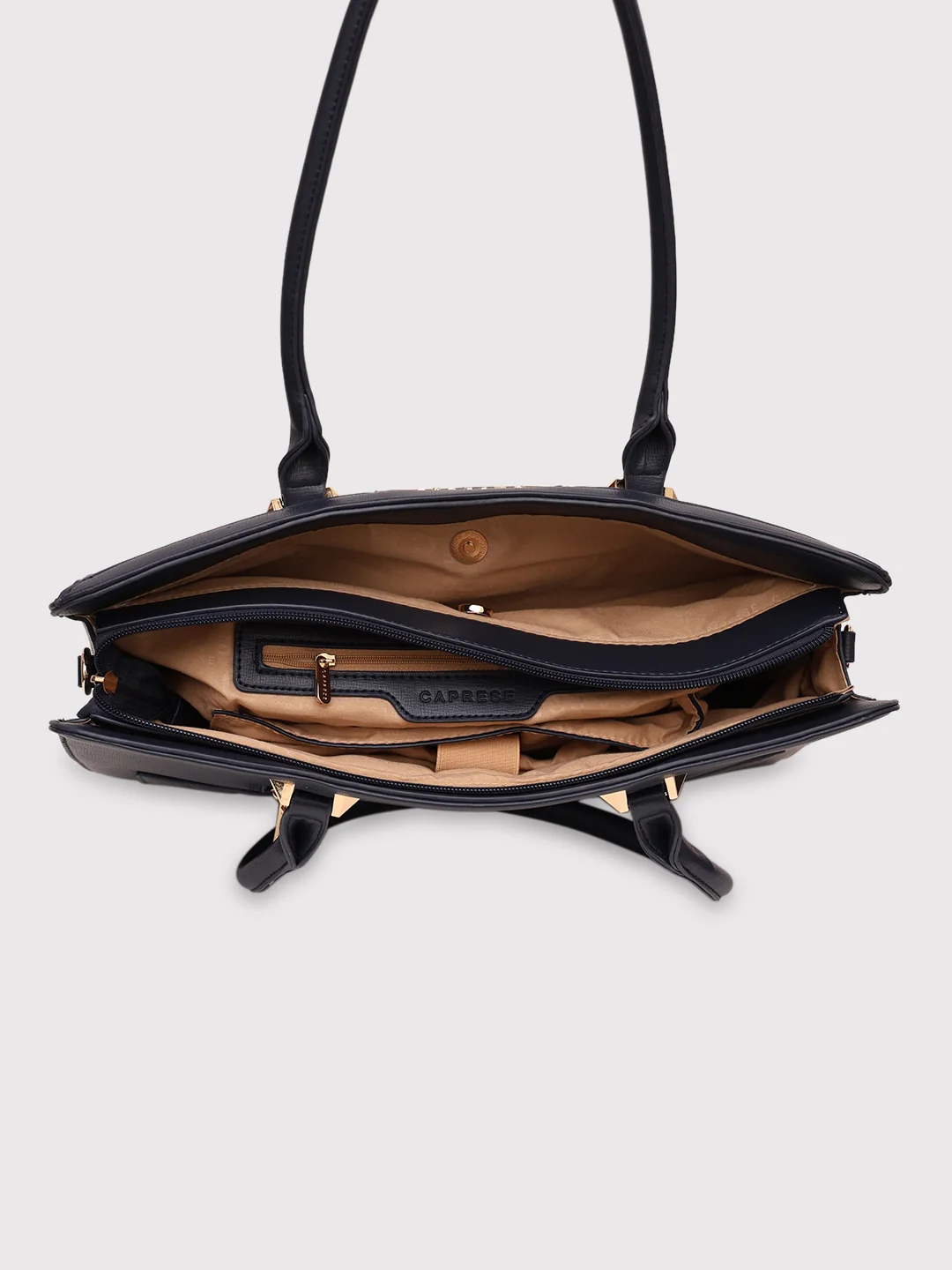 Caprese Ellis Large Navy Laptop Bag - Image 6