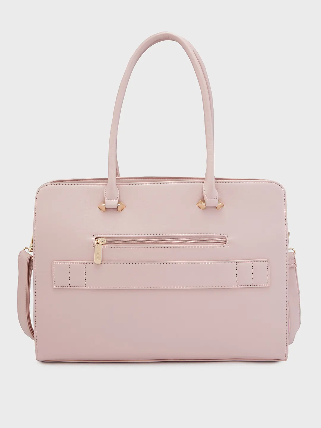 Caprese Ellis Large Pink Laptop Bag - Image 5