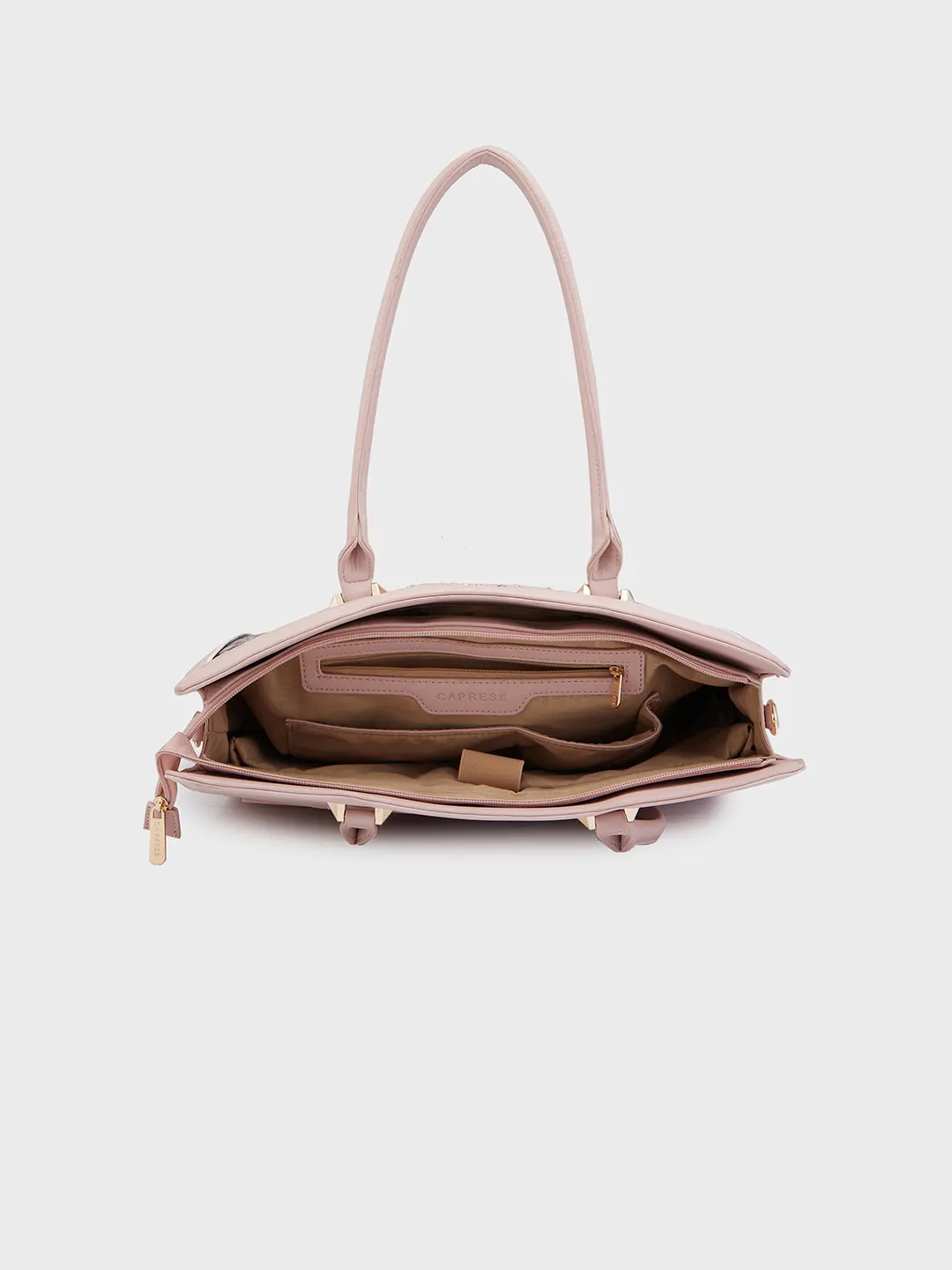 Caprese Ellis Large Pink Laptop Bag - Image 9