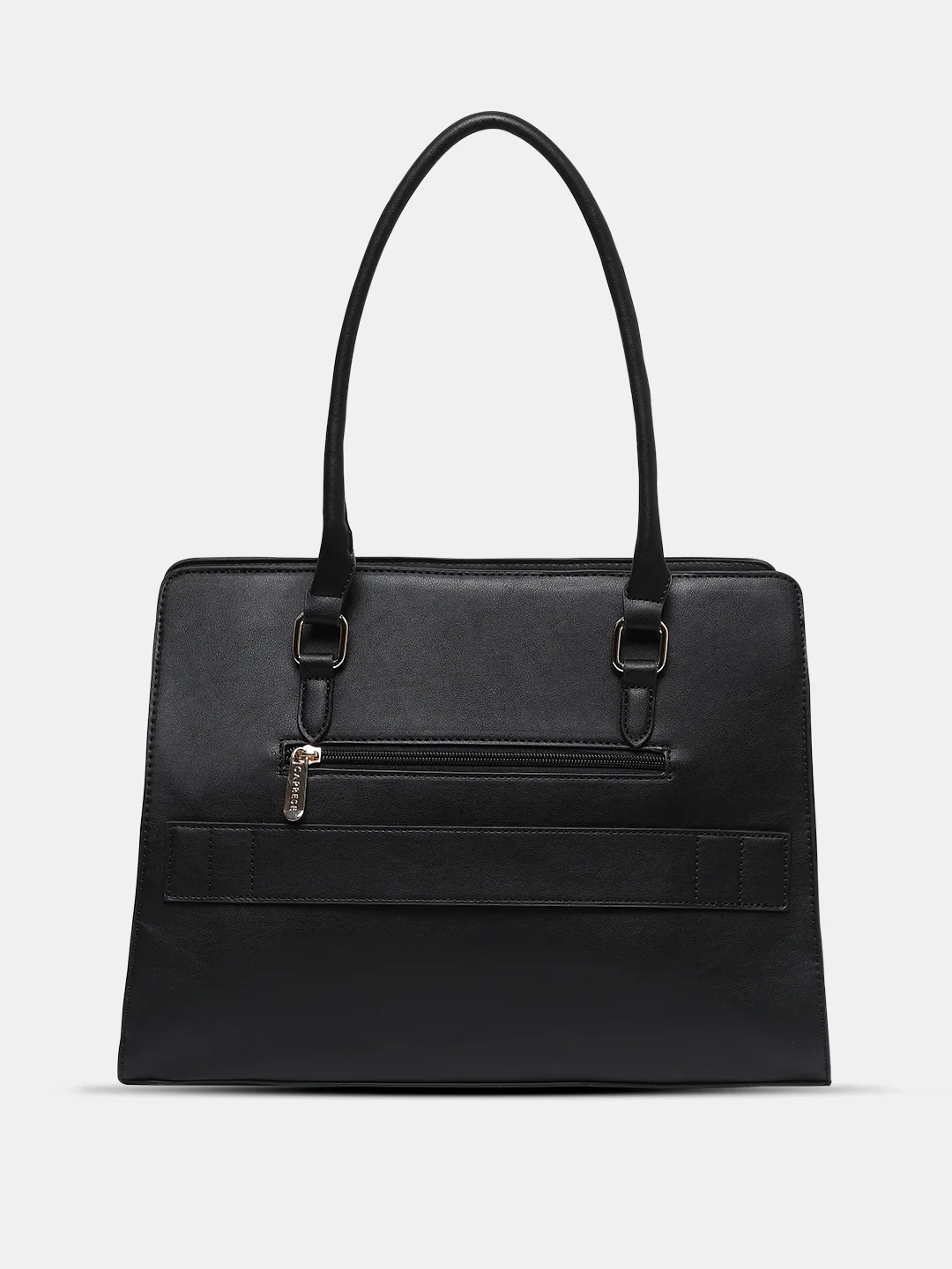 Caprese Ellis Large Black Satchel Bag - Image 3