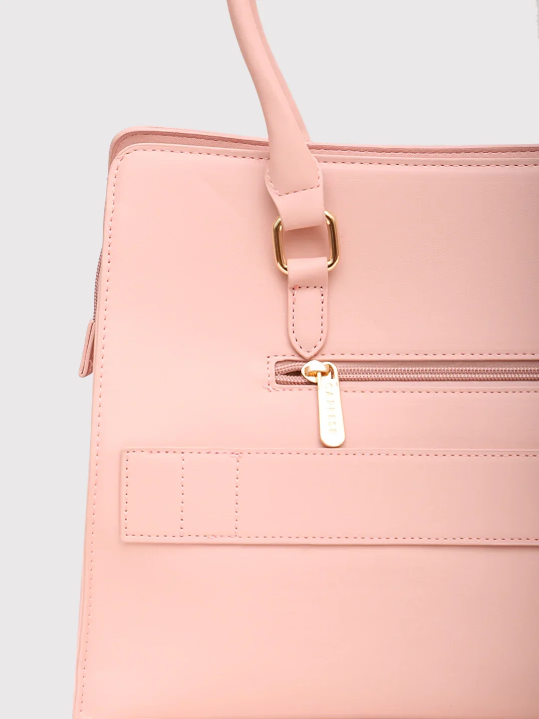 Caprese Ellis Large Pink Satchel Bag - Image 11