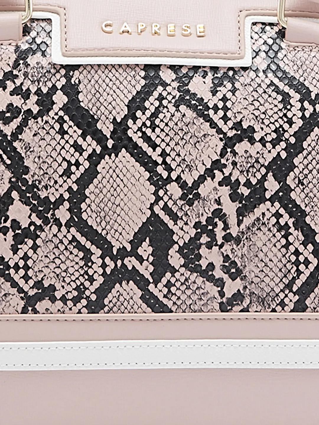 Caprese Ellis Medium Pink Satchel Bag - Image 10