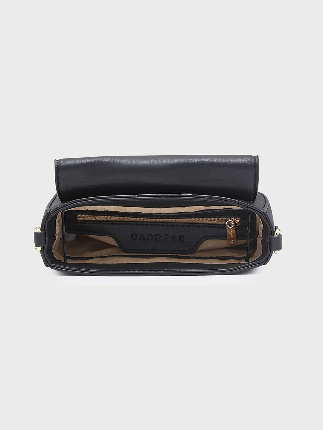 Caprese Ellis Small Black Sling Bag - Image 9