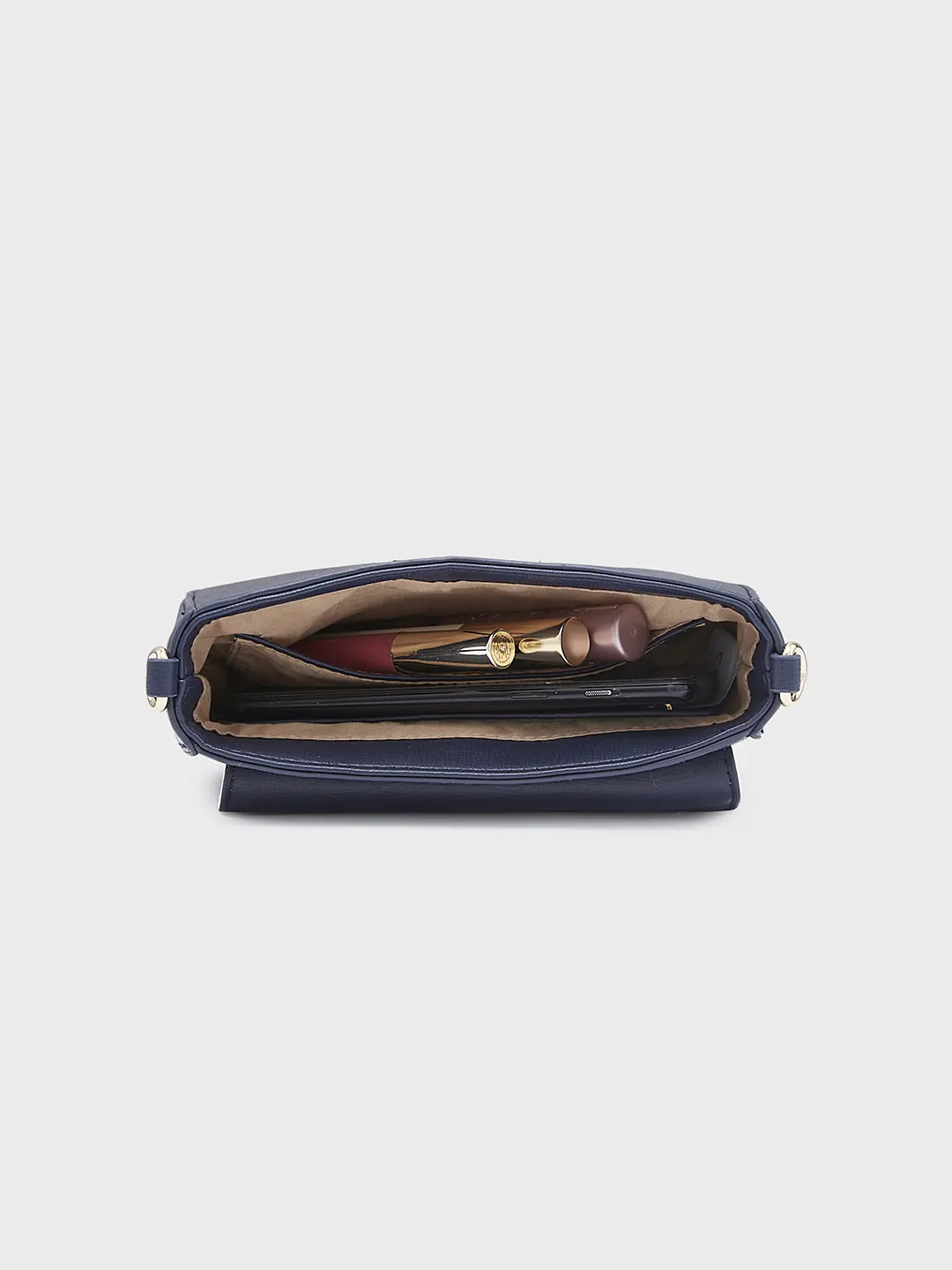 Caprese Ellis Small Navy Sling Bag - Image 8