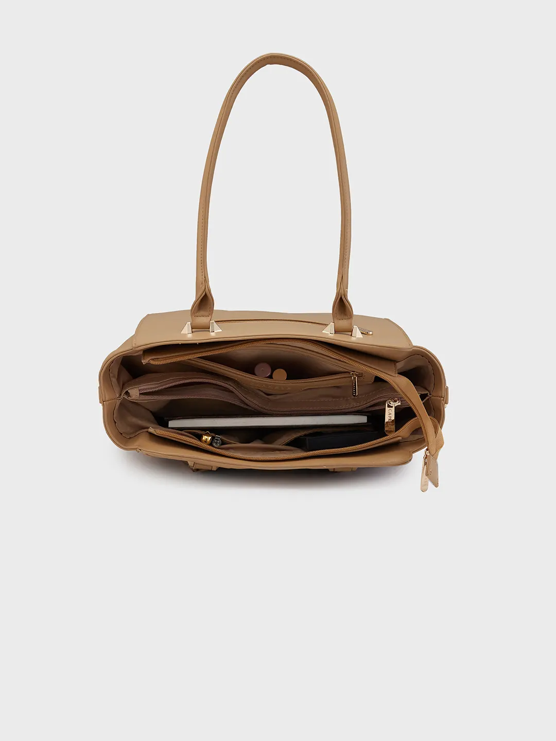 Caprese Ellis Large Fawn Tote Bag - Image 11