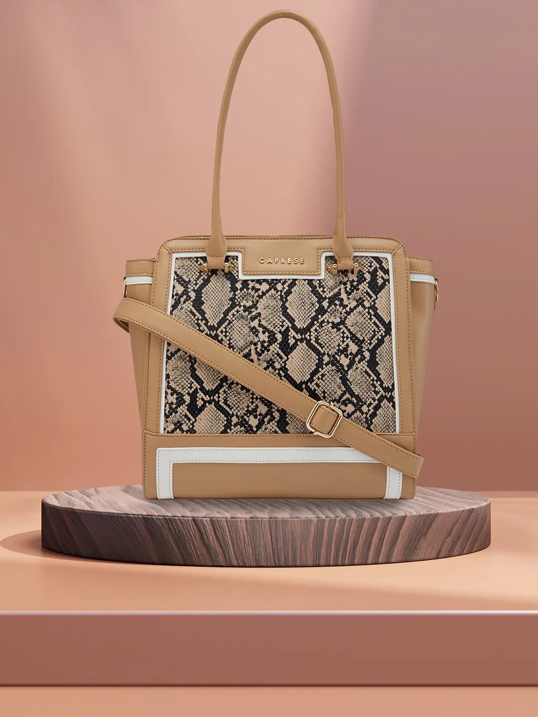 Caprese Ellis Large Fawn Tote Bag - Image 3