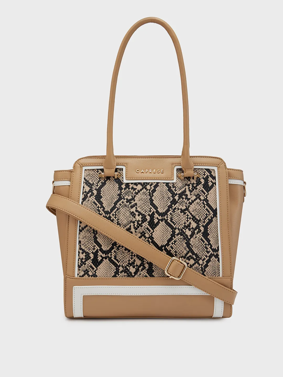 Caprese Ellis Large Fawn Tote Bag - Image 4