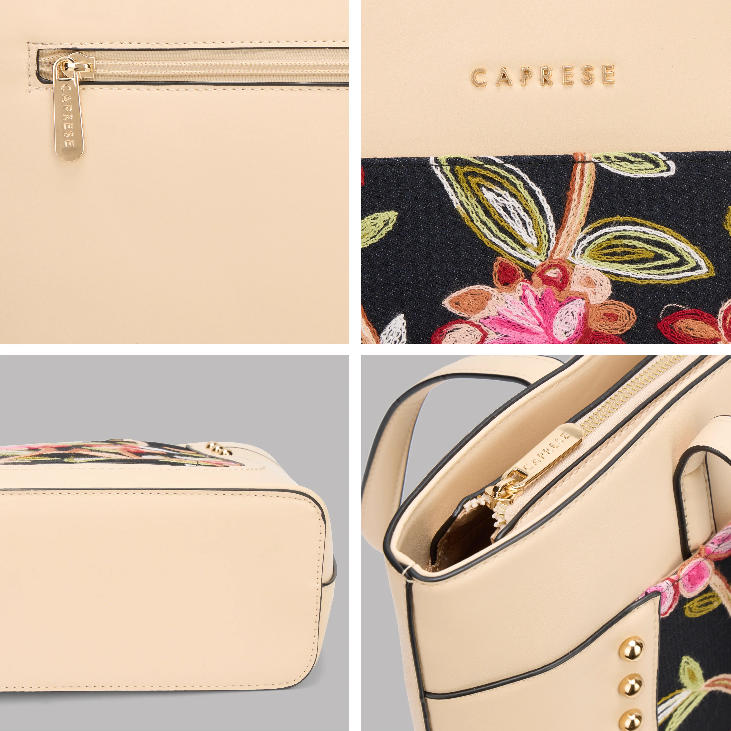 Caprese Elsa Large Alpine Oat Tote Bag - Image 10