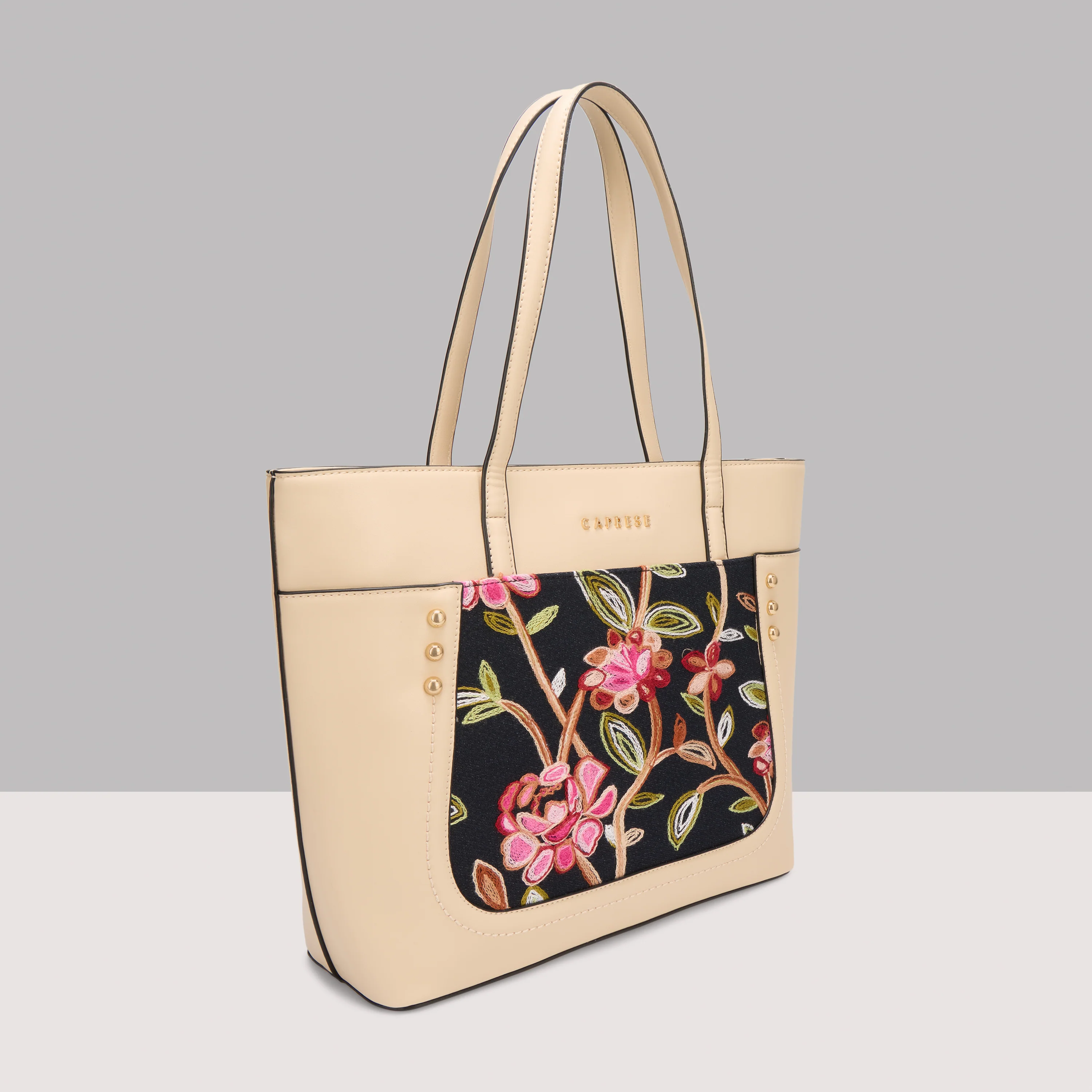 Caprese Elsa Large Alpine Oat Tote Bag - Image 3