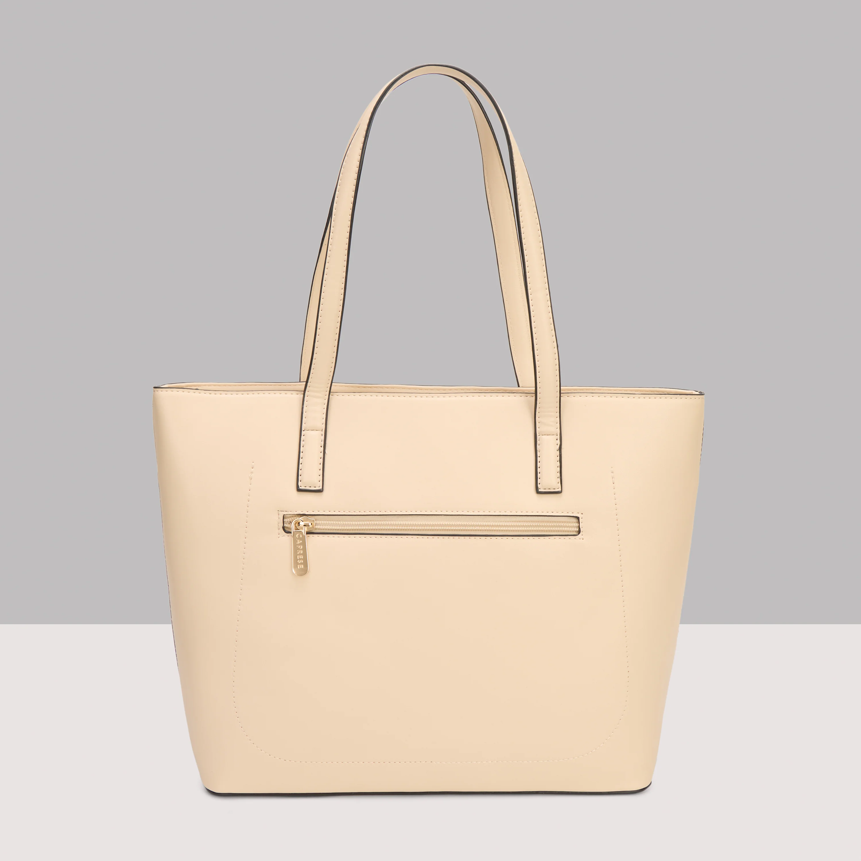 Caprese Elsa Large Alpine Oat Tote Bag - Image 4