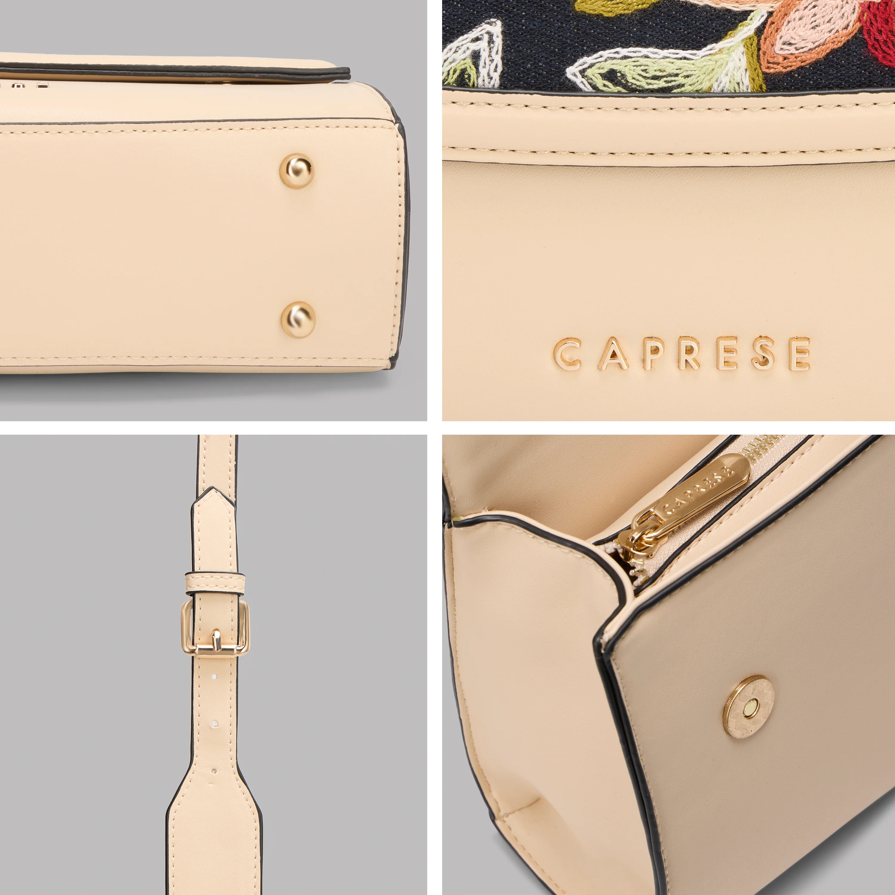 Caprese Elsa Medium Alpine Oat Sling Bag - Image 14