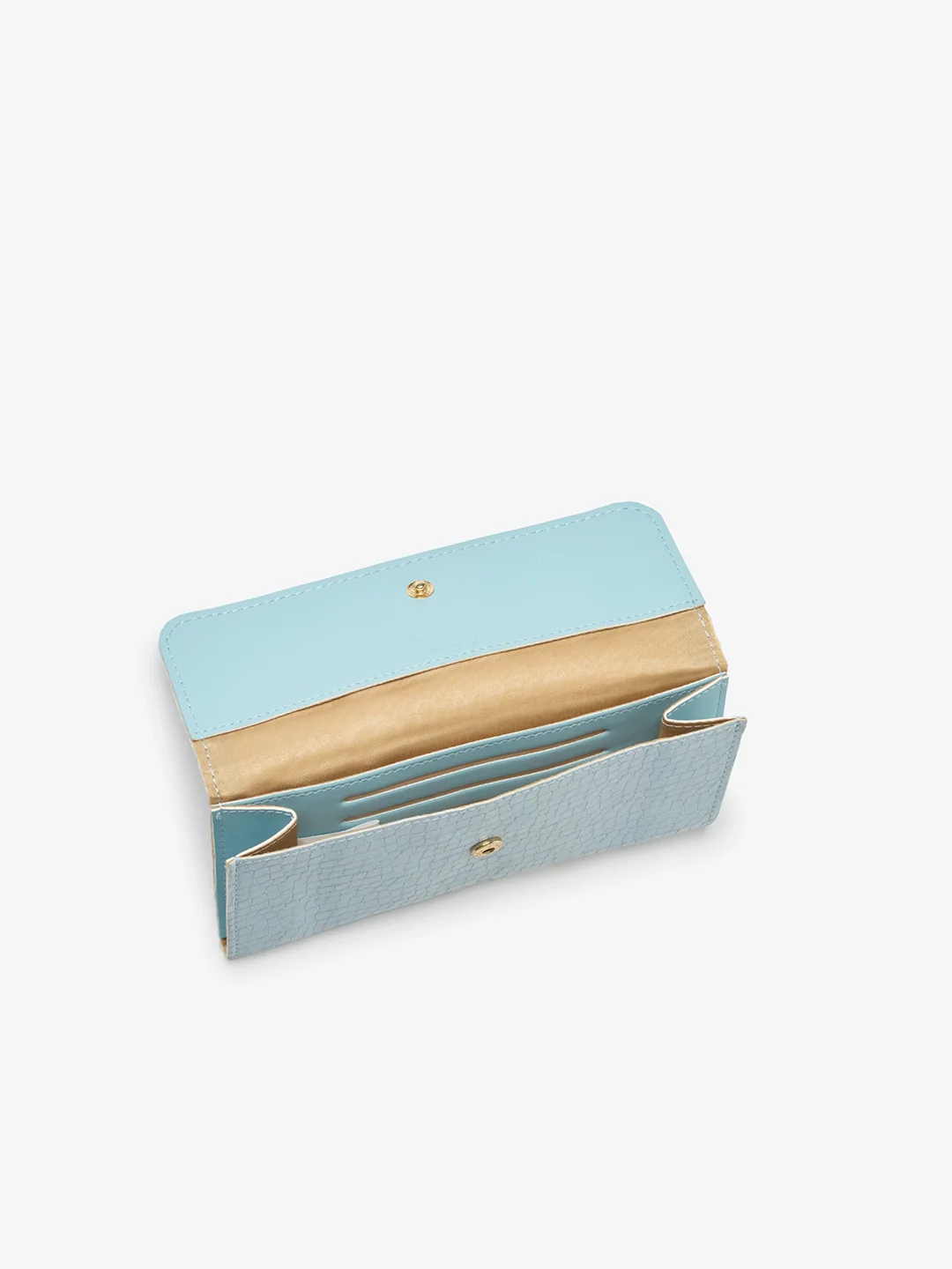 Caprese Elsa Medium Blue Wallet - Image 4