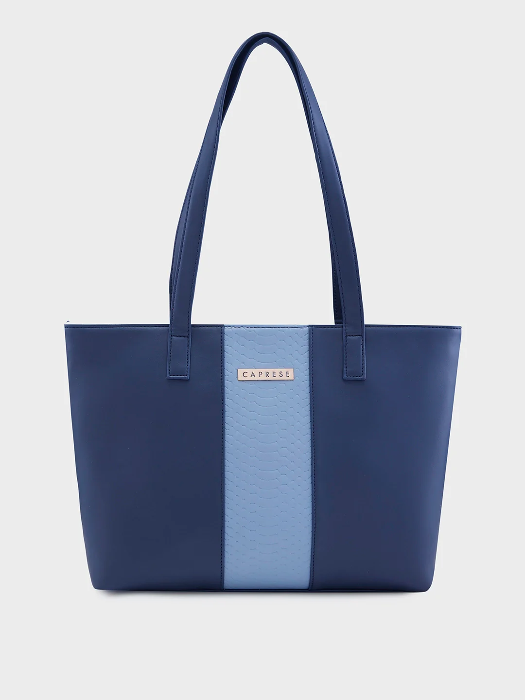 Caprese Elsie Medium Blue Tote Bag