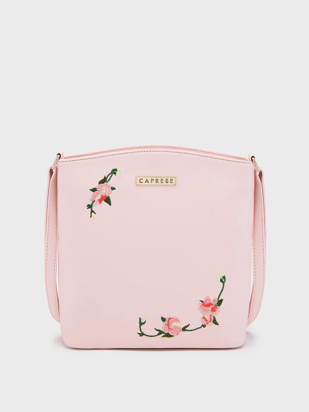 Caprese Elsy Large Powder Pink Sling Bag