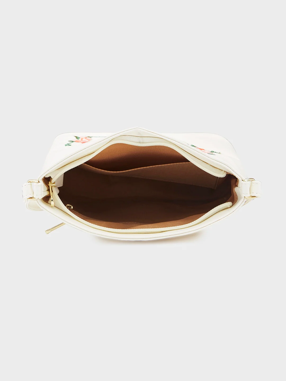 Caprese Elsy Large White Sling Bag - Image 10